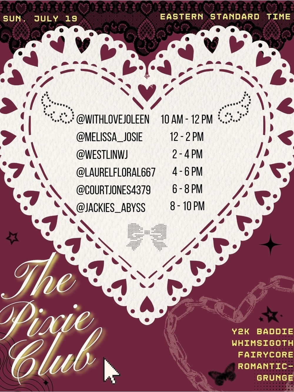 Sun. 7/19 ✨ The Pixie Club ✨ Y2K • Whimsigoth • Fairycore Raid Train - Picture 2 of 3